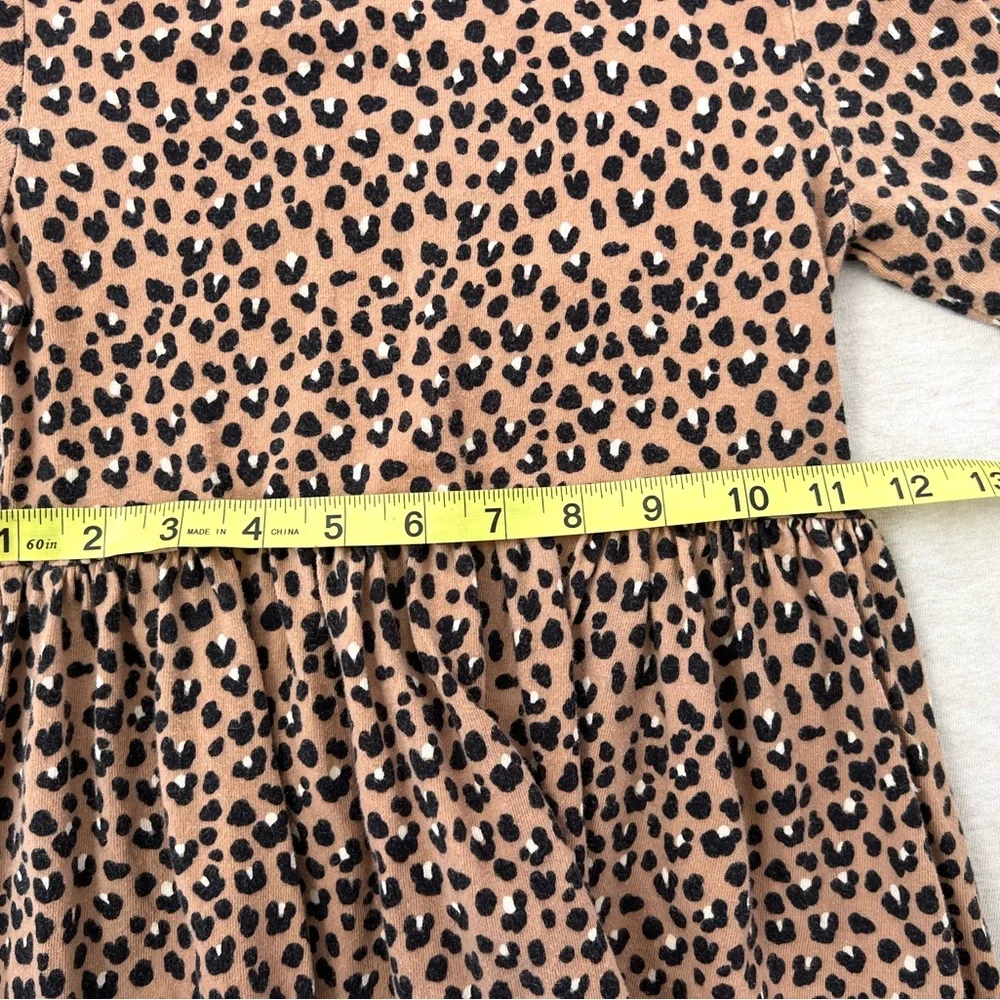 Gymboree Tan and Black Leopard Print Dress